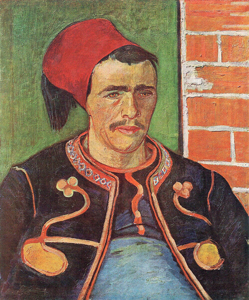 Zouave half figure by Van Gogh
